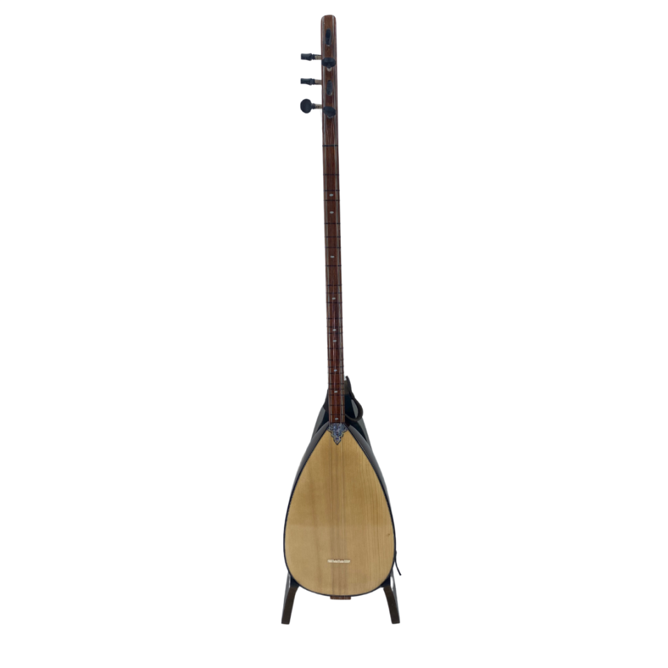 Uzun Sap Yarı Profesyonel Bağlama (40 Boy Maun)