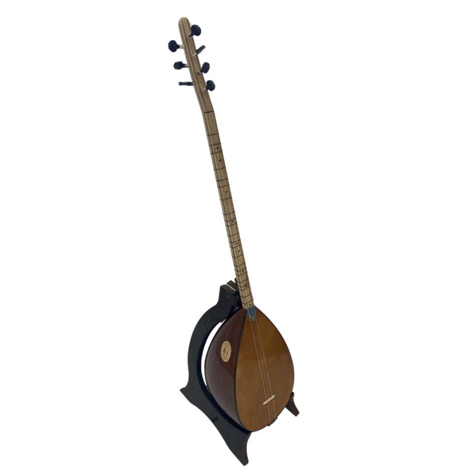 Uzun Sap Yarı Profesyonel Bağlama (40.5 Boy Ceviz)