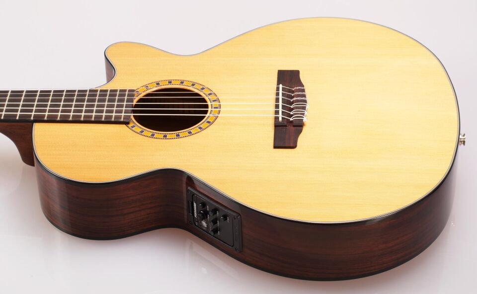 Cort Elektro Klasik Gitar - CEC7-NAT